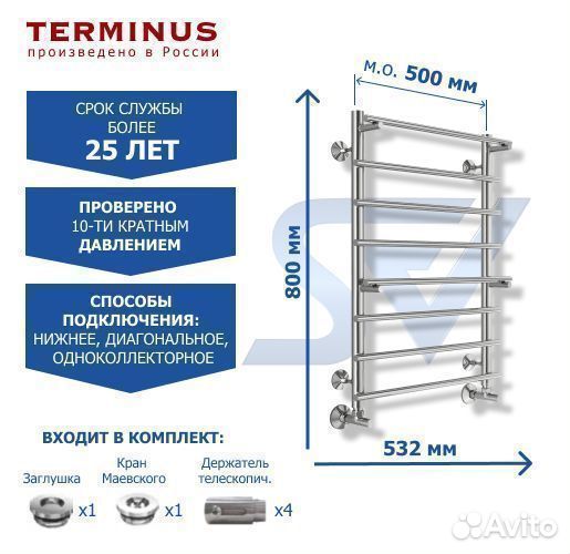 Полотенцесушитель Вента водяной