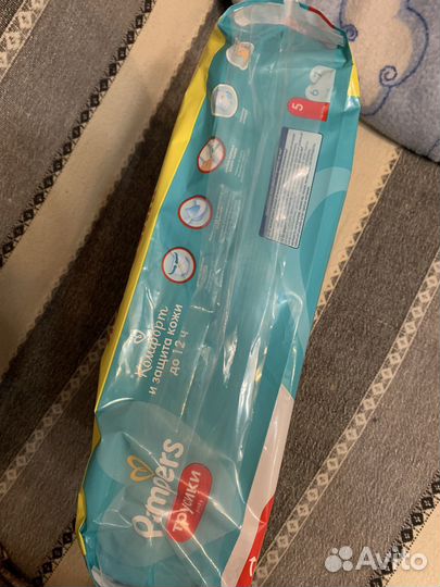 Подгузники трусики pampers 5