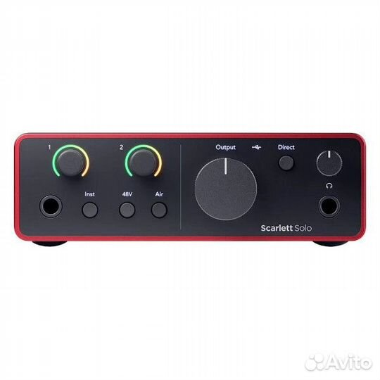 Аудиоинтерфейс Focusrite Scarlett Solo 4th Gen