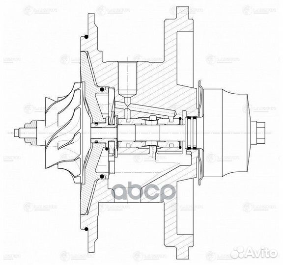 Турбокомпрессор LAT5008 luzar