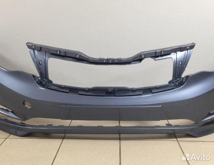 Бампер передний kia Rio 3 рестайл серый SAE