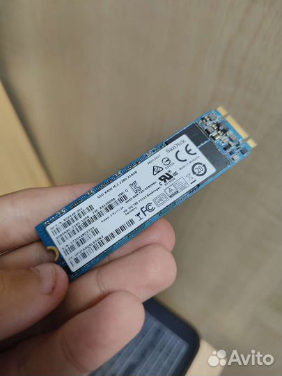 SSD M2 SATA III Sandisk X400 256GB