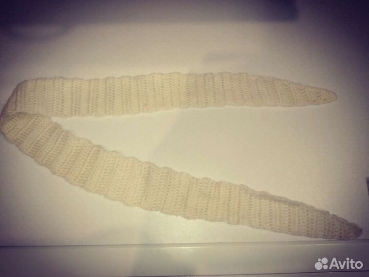 Повязка на голову вязаная