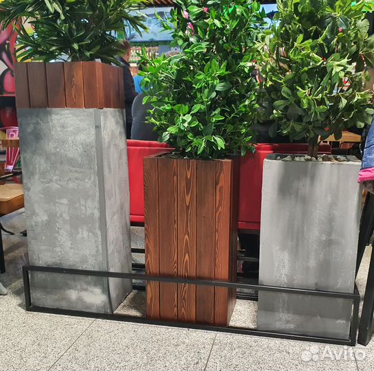 Производство кашпо из архитектурного бетона