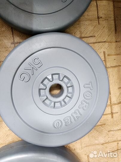 Спортивные блины для штанги 5кг, 10кг