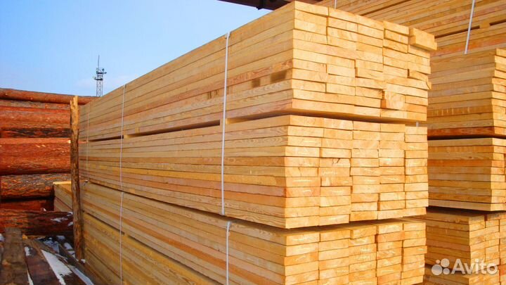 Строганая доска лиственница для строительных работ