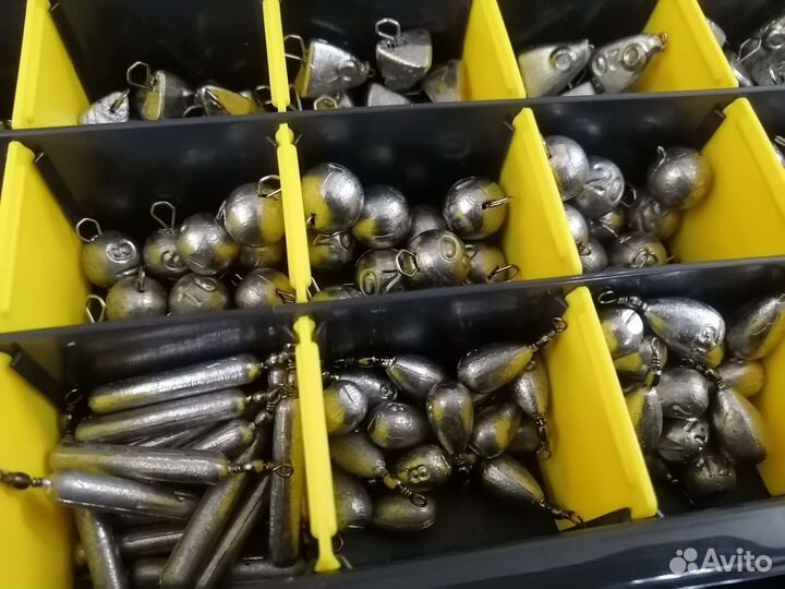 Набор рыболовных грузов (чебурашки, кормушки и др)