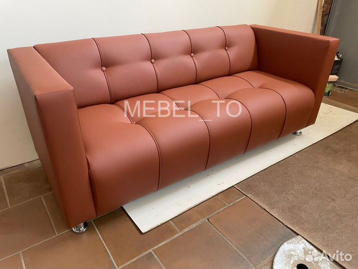 Диван Кожаный, диван офисный Татарск