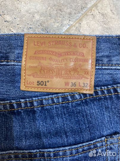 Джинсы levis 501