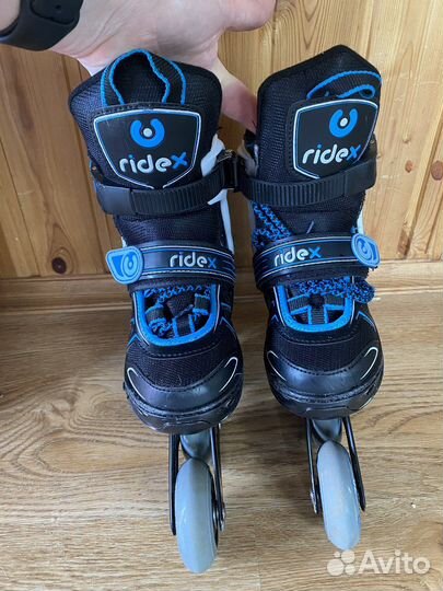 Роликовые коньки детские с защитой ridex 29-33