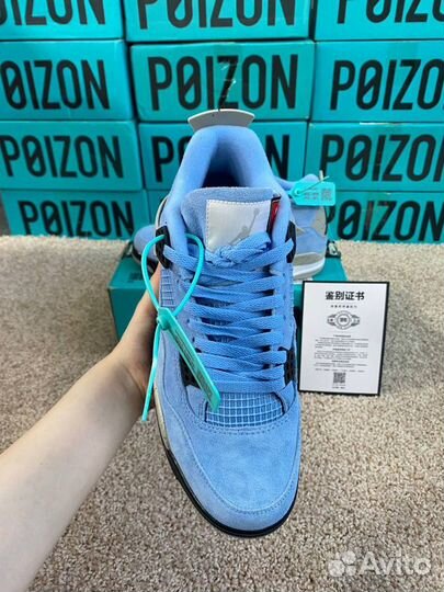 Nike Air Jordan 4 UNC (Оригинал,Poizon)