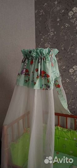 Балдахин на детскую кроватку с держателем