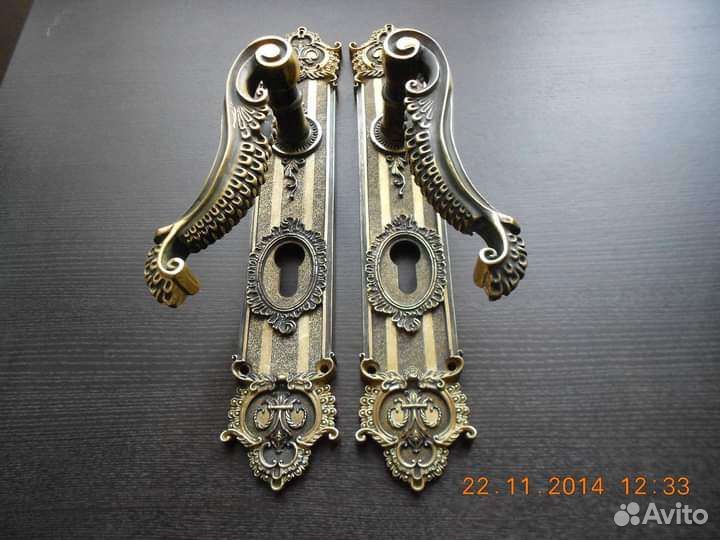 Дверные ручки латунные