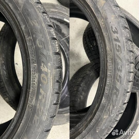 Pirelli Scorpion Winter 275/40 R22 и 315/35 R22