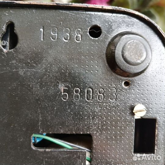 СССР Красная Заря телефон 1938 г из кабинета нквд