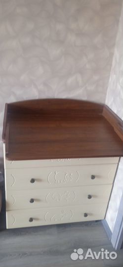 Пеленальный стол с ящиками