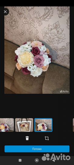 Букет из мыльных роз цветы