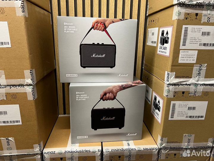 Marshall Kilburn 2 Black & Brass Колонка