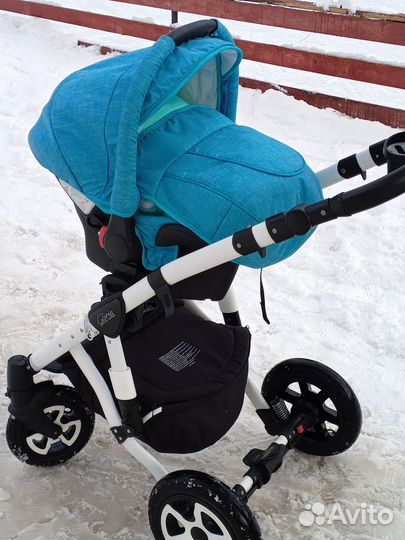 Коляска adamex 3 в 1 gloria