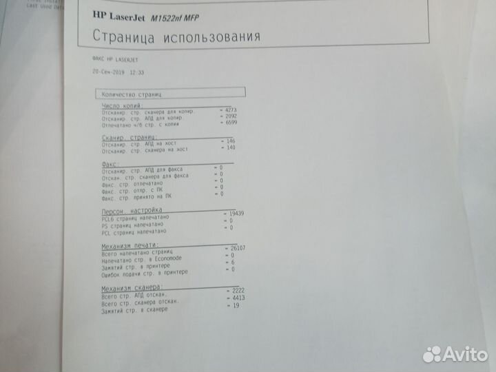 Принтер hp LaserJet M1522nf