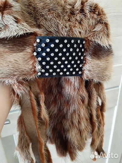 Шапка норковая (бандана)