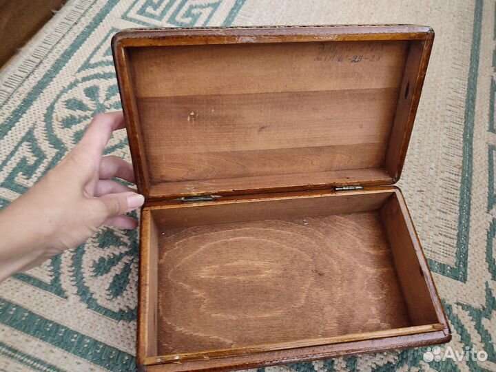 Шкатулка деревянная СССР