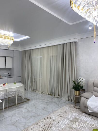 Комплект шторы и тюль на 2 окна