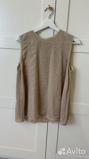 Топ Massimo Dutti с бисером