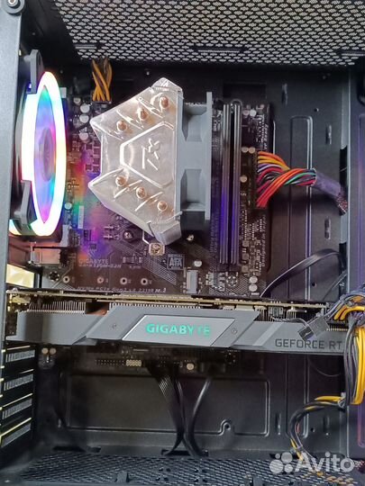 Игровой пк Ryzen 5 3600/RTX 2070/SSD 1tb/ddr4 16gb