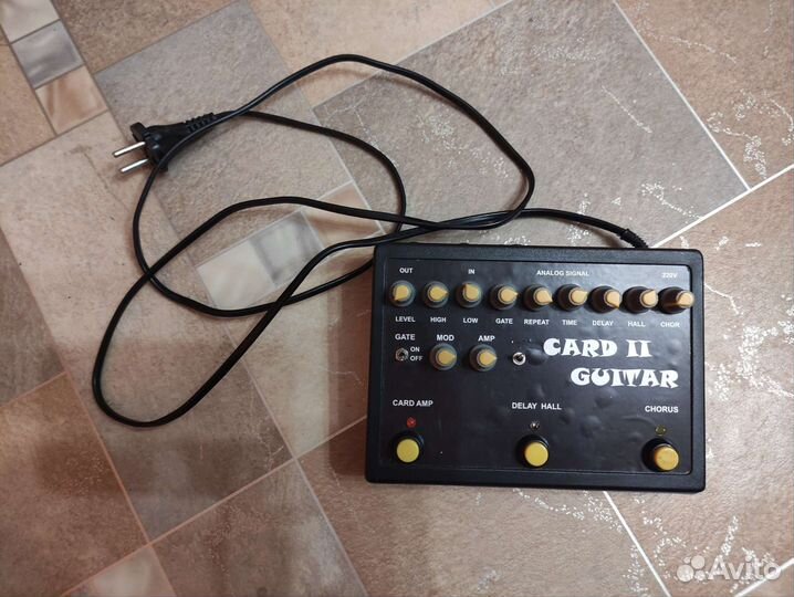 Примочка для гитары Card guitar