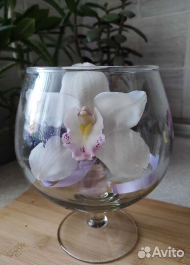 Ваза бокал флорариум или аквариум 2 л