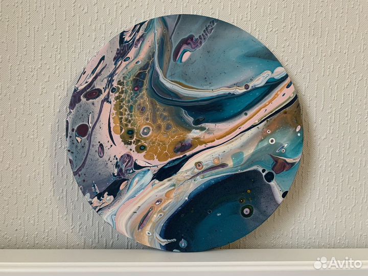 Абстрактная картина интерьерная,30см 