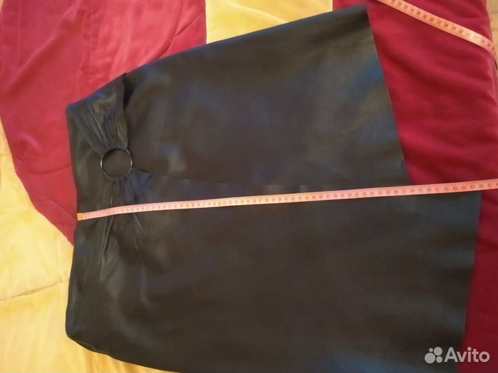 Кожаная юбка Mango