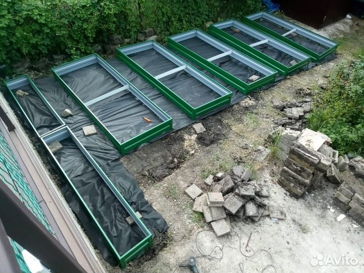 Грядки оцинкованные / металлические грядки