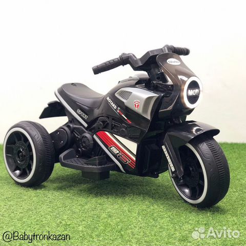 Детский электромобиль трицикл moto HL223