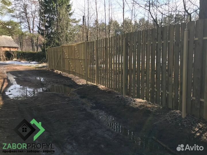 Заборы под ключ / Ворота из профлиста