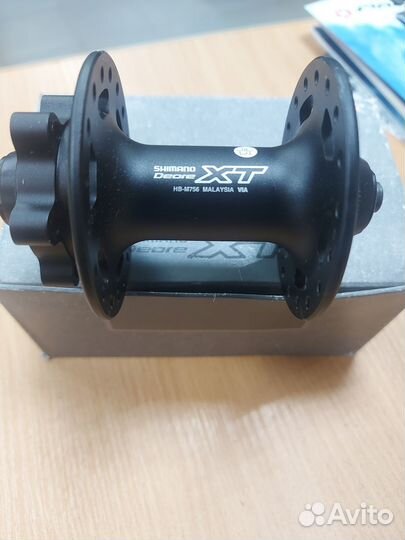 Втулка передняя shimano XT, M756