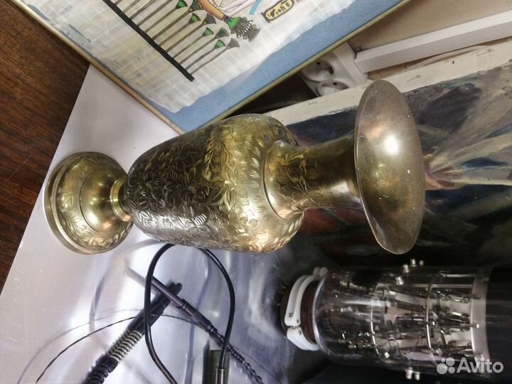 Ваза латунь