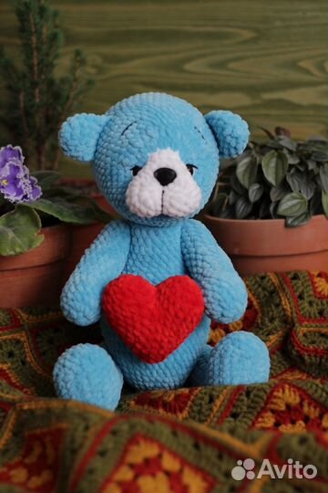 Вязаная игрушка Медведь
