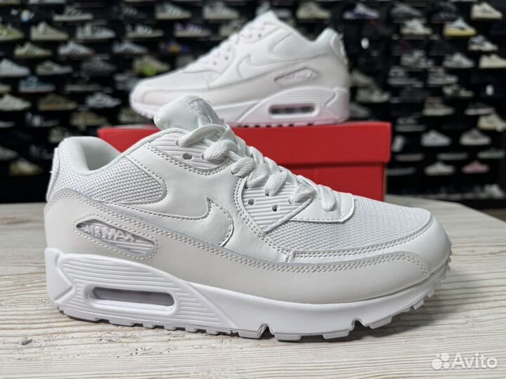 Кроссовки nike air max 90 белые