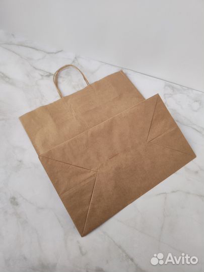Крафтовый пакет, подарочный пакет, крафт пакет