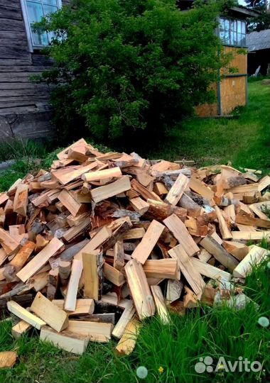 Дрова сухие навалом