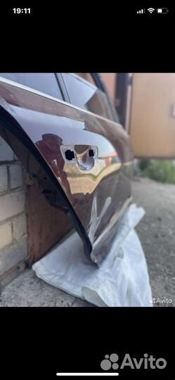 Дверь задняя правая skoda superb 2