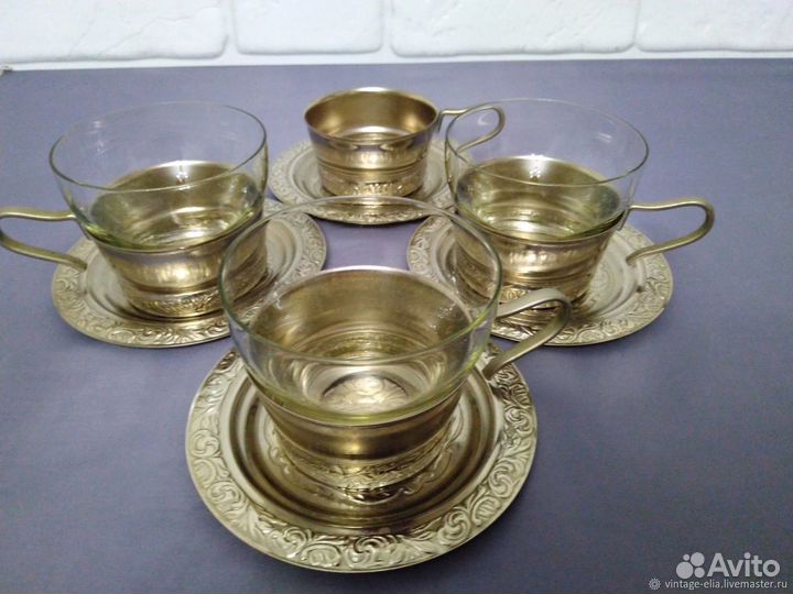 Винтажный подстаканник
