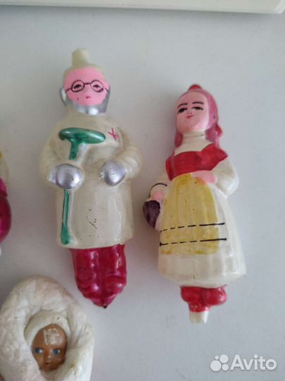 Елочные игрушки СССР на прищепке
