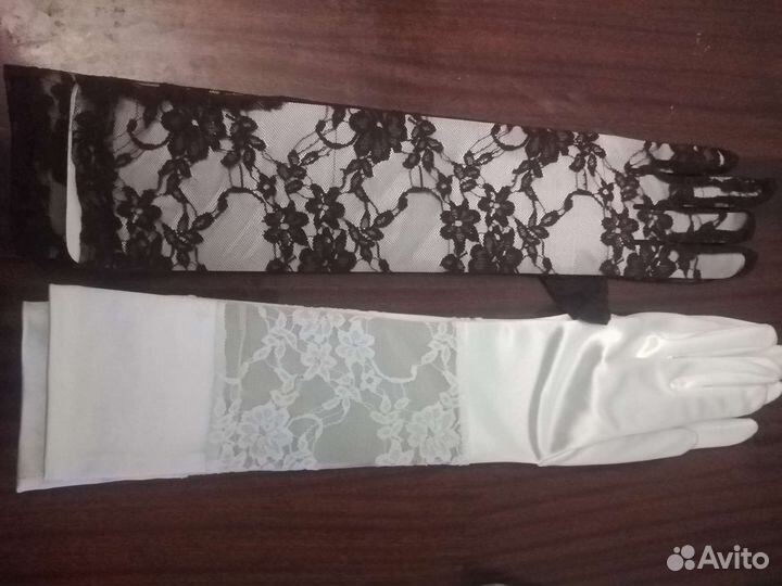 Перчатки свадебные