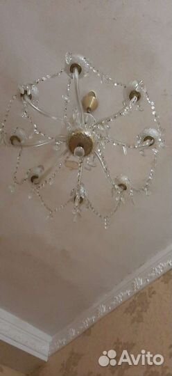 Люстра хрустальная Чехословакия СССР