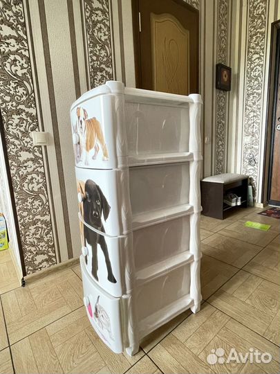 Комод детский пластиковый