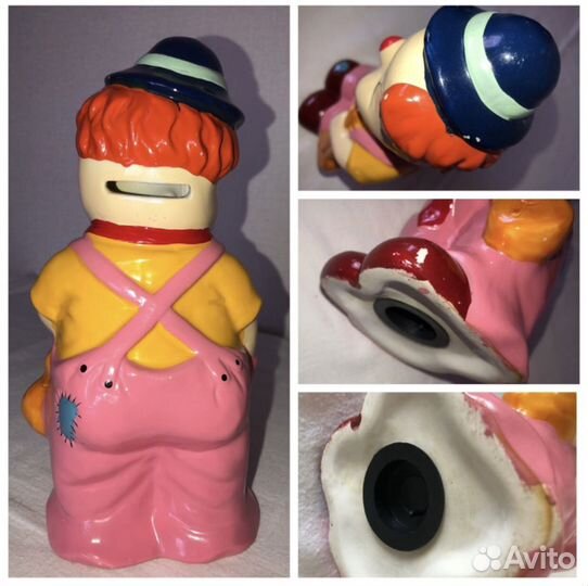 Копилка «Клоун», керамика