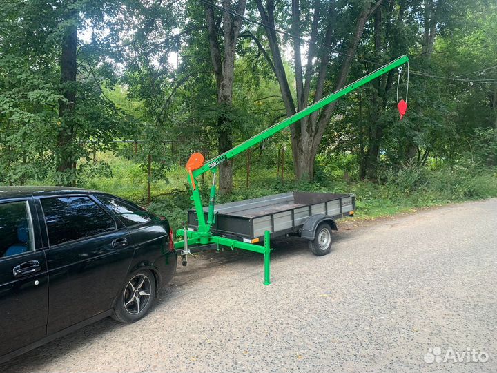 Аренда прицепа с краном